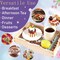 5D Diamond Art Wooden Serving Tray Kit for Adults – DIY Big Gem Craft, Handles Included, Bohemian Style Home Decor & Gift, 7.8×11.8 Inches
